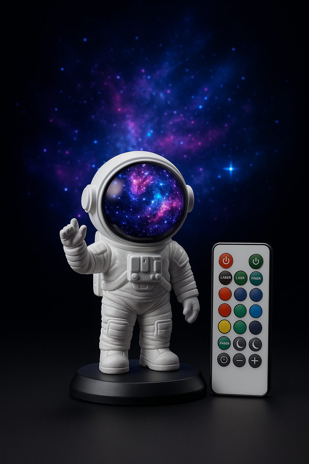 Astronaut Galaxy Projector – Starry Sky Night Light with Remote
