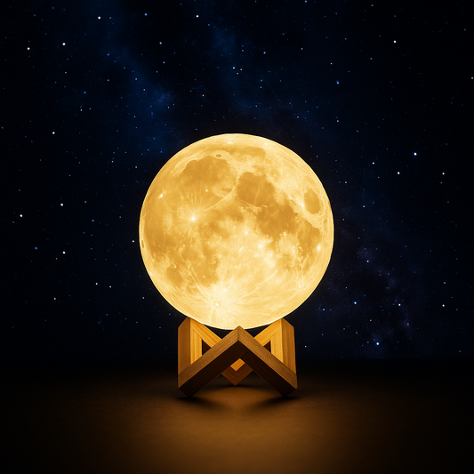 Galaxy Moon Lamp | 16-Color Rechargeable LED Night Light